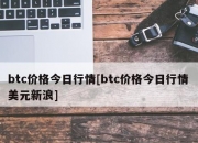 btc一个价值多少？btc今日行情？